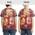 thumbnail image 2 of Hazbin Hotel Boys Girls 3d Graphic Printed T-Shirt Crewneck Short Sleeve Tees, 2 of 6