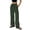 Green, variant on Comdrip Summer Bottoms for Women, Women's Spring and Summer Thin Solid Color Cotton and Linen Pocket Pants Casual Pants Linen Palazzo Pants Black L