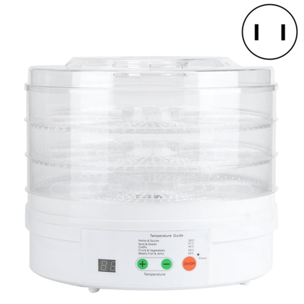 Deshidratador de frutas NikouMX herramientas de cocina eléctricas inteligentes 3 capas