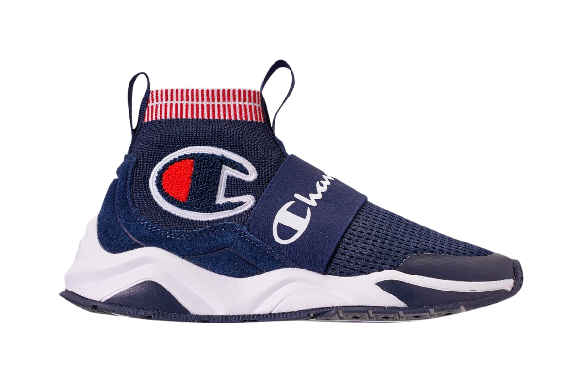 navy blue champion sneakers