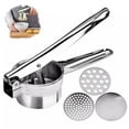 thumbnail image 3 of Potato Ricer Masher Heavy Duty Stainless Steel Press U Kitchen Mashed Hot E9 дъ P3R9, 3 of 8