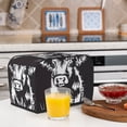thumbnail image 6 of Haiem Floral Cow Silhouette Print Toaster Covers 2 Slice Wide Slot,Bread Dust Cover & Fingerprint Protection,Bread Machine Cover,Appliance Covers, 6 of 7