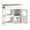 White, variant on Pusnapku 28" Laundry Hamper Cabinet with Basket, Bathroom Storage Organizer with Door, 2 Drawers, Open Shelves and 3 Hooks, Wood Modern Clothes Hamper