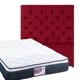 thumbnail image 1 of Colchón Individual + Cabecera Capri Spring Air Dicasa Monaco, 1 of 8