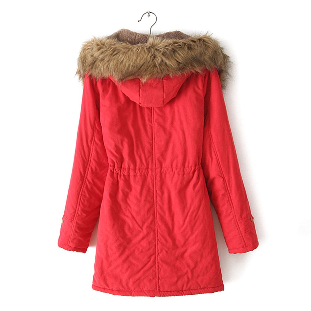 Lady Cotton Coat Women Autumn And Winter Jacket Women's Coat Long