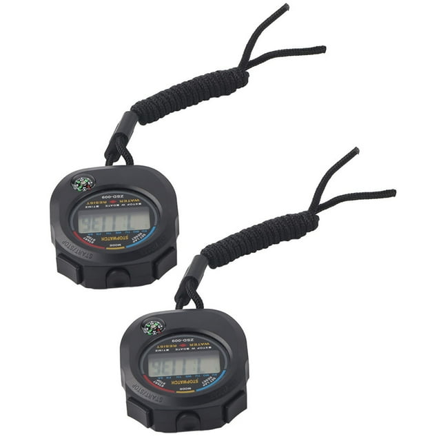 Digital LCD Stopwatch Timer, Stopwatch Timer Durable Multifunctional For Swimming For Horse Racing For Racing