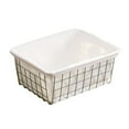 thumbnail image 1 of AMERTEER 1Pcs Panier de Rangement Multifonctionnel Grande Capacité de Style Japonais Table en Fer Forgé Sundries Conteneur pour Chambre à Coucher, 1 of 10