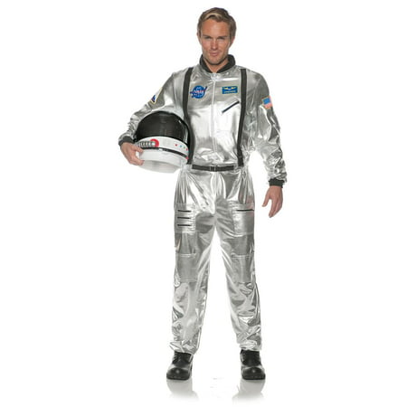 Silver Astronaut Men's Adult Halloween Costume