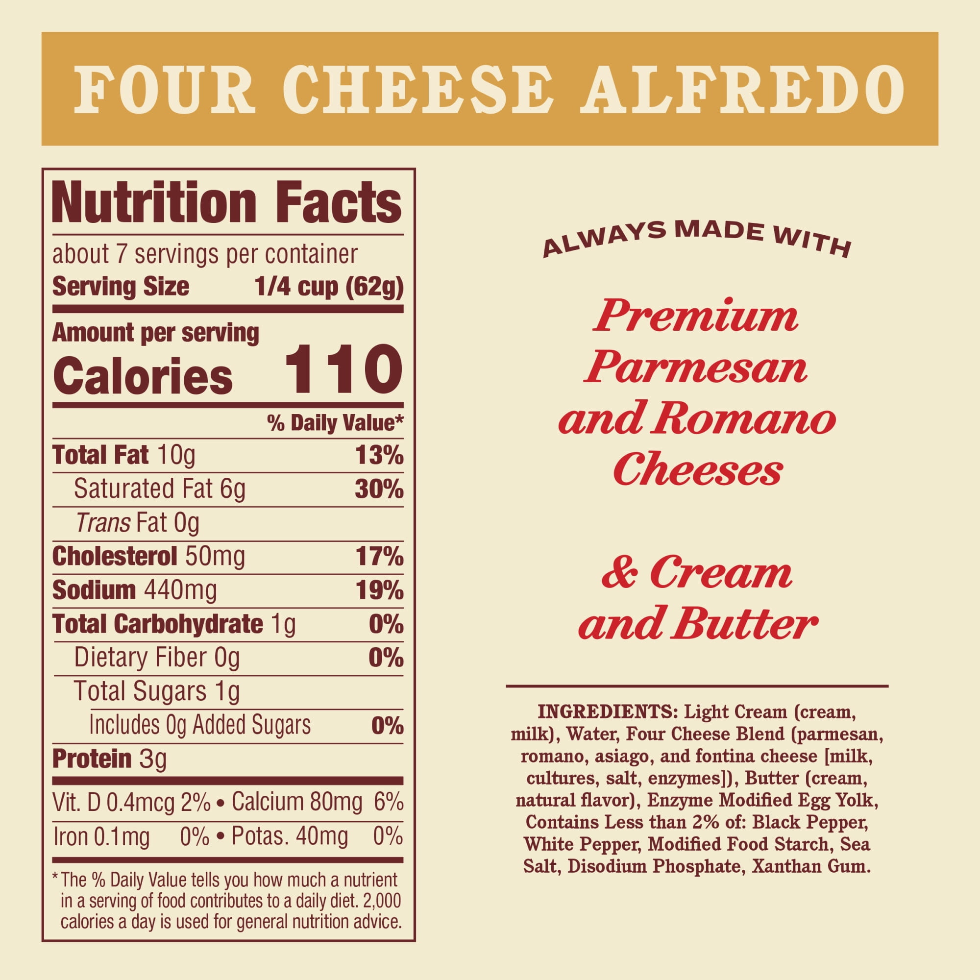 (3 pack) Rao's Homemade Four Cheese Alfredo Sauce, 15 oz