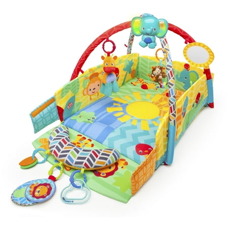 Bright Starts Sunny Safari Baby's Play Place Activity Gym