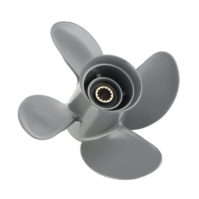 Outboard Propeller,10 3/8x13 Outboard Propeller Aluminum Alloy Propeller Blades Propeller Built to Last