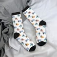 thumbnail image 5 of Fuzoiu Panda And Rainbow Print Athletic Crew Socks for Men & Women,Casual Crew Socks,Above Ankle Crew Socks for Business, Casual, 5 of 6