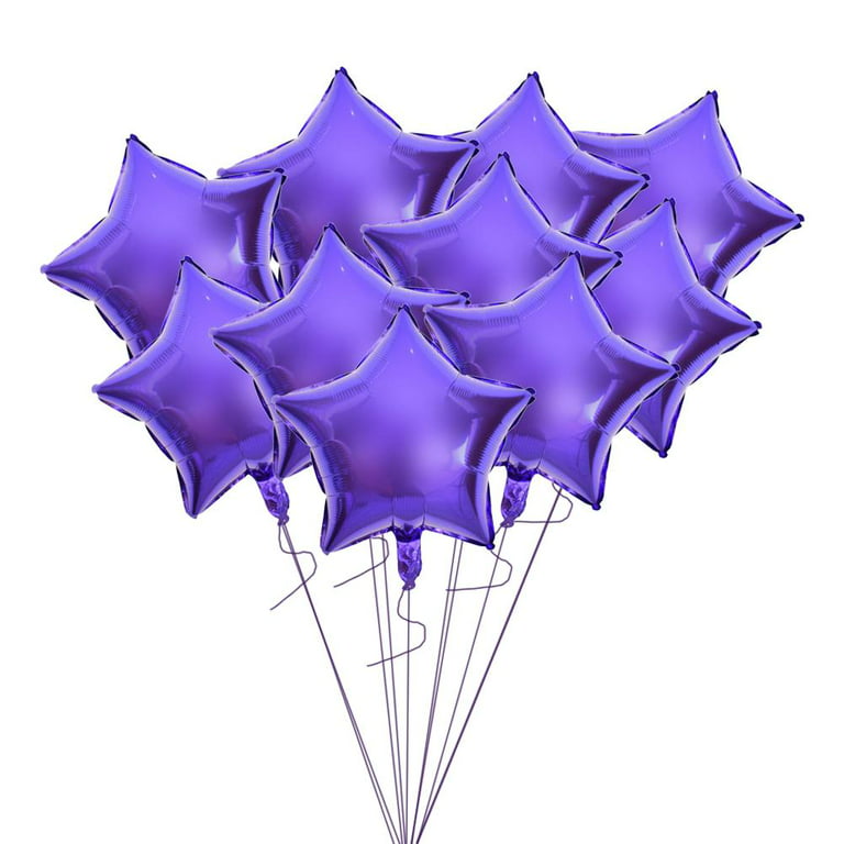 5 ballons aluminium 60 ans fuchsia et or - Vegaooparty