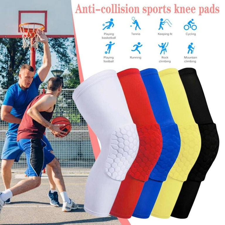 Sports Protective Gear Basketball Knee Pad Honeycomb Anti-collision  Lengthened Professional Training Protective Gear Men And Women Basketball