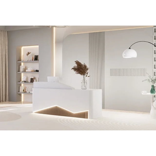 Advisory Banco Reception Desk Shop Front Desk Podium Register Conference Reception Desk Beauty Salon Schreibtisch Bar Furniture My Lux Decor Round