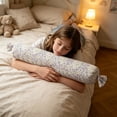thumbnail image 6 of Btomtd Body Pillows for Side Sleepers, 41 Inch Candy Shape Bolster, Removable Cover, Waist and Leg Support Throw Pillows for Bed Sofa, E, 6 of 6