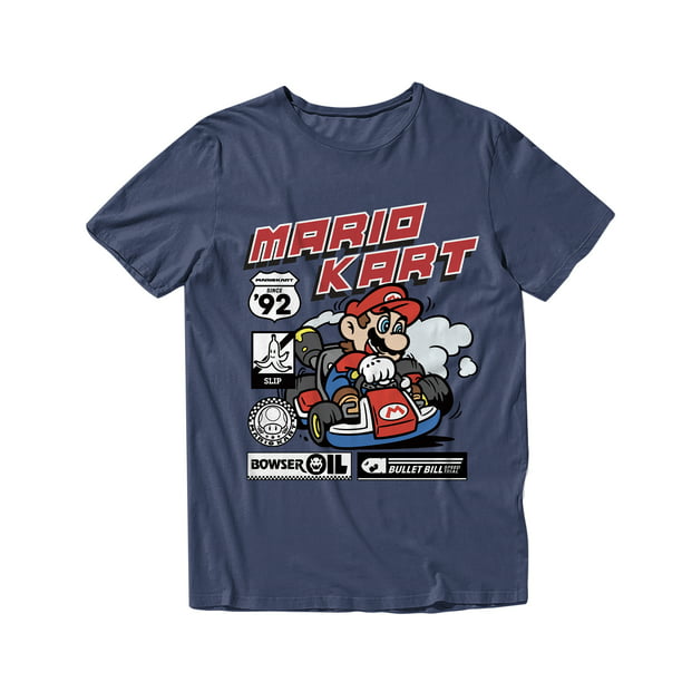 Nintendo Mario Kart Super Mario Mens and Womens Short Sleeve T-Shirt ...