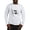 Ash Gray, variant on - Psi Upsilon Flag Long Sleeve T Shirt - Unisex Cotton Long Sleeve T-Shirt