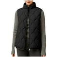 thumbnail image 3 of Uootdi Women's Lightweight Down Vest Puffer Sleeveless Jacket Stand Collar Zipper Warm Winter Outerwear with Pockets, 3 of 7