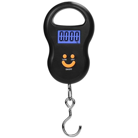 Ogetok Portable Scale Digital Handheld Luggage Scale with Backlight LCD Display Tare Function Unit Conversion kg lb oz for Travel Kitchen Postal Fishing Weighing