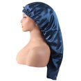 thumbnail image 3 of Gorro de noche grande para el cabello, gorro de ducha suave elástico de doble Color, turbante para cabello largo y , protección para el cabello, duermen de marino Yuyangstore Gorros para dormir, 3 of 8