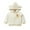 Off-White, variant on LYMAYTER Boys Girls Cotton Jackets Infant Baby Warm Cardigan Clothing Winter Thickened Cozy Jackets for 6 Months-4 Years