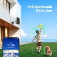 thumbnail image 3 of Cámara de seguridad Hiseeu Solar Outdoor 4MP inalámbrica PTZ 360°, 3 of 7