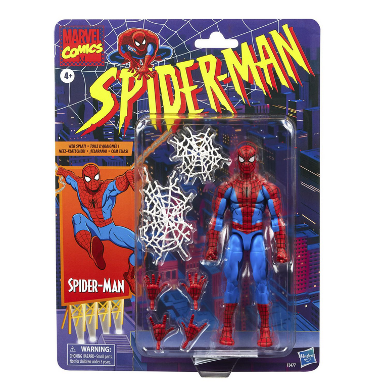 Marvel Legends Series Spider-Man Retro Collection Spider-Man - 6-inch Marvel Legends Series Spider-Man Retro Collection Spider-Man - 6-inch
