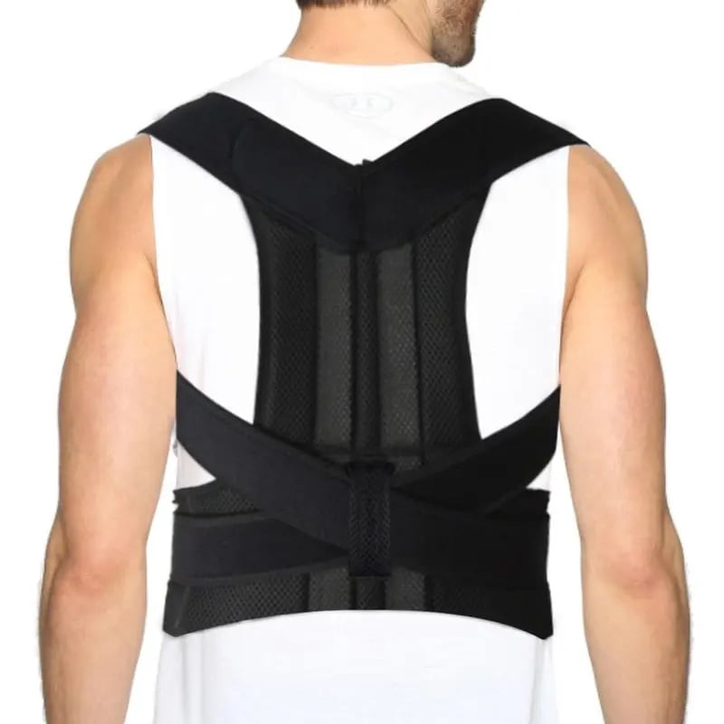 Back Brace Posture Corrector for Women and Men, Shoulder Straightener, Adjustable Full Back Support, Upper and Lower Back Pain Relief - Scoliosis, Hunchback, Hump, Thoracic, Spine Corrector