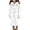 White, variant on xaoyunyn Overcoat for Girls Winter Long Thickened Warm Fleece Jacket Solid Color Soft Outerwear 5-16 Years