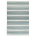 thumbnail image 1 of Trans-Ocean Imports RVI69764006 6 ft. 6 in. x 9 ft. 3 in. Liora Manne Riviera Stripe Indoor & Outdoor Rug Wilton Woven Rectangular Rug - Cool, 1 of 1