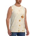 thumbnail image 2 of KLL Pita Tortilla Print Workout Tank Tops Gym Sleeveless Fitness Muscle Tee-Medium, 2 of 7