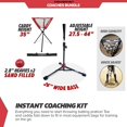 thumbnail image 2 of PowerNet Coach's Bundle Ball Caddy + Tee + 2 Pack Heavy Weighted Training Balls for Baseball Softball, 2 of 6