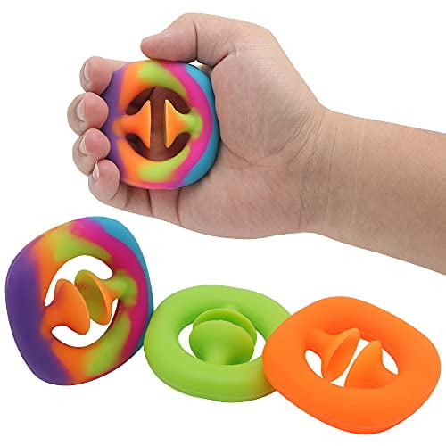 Squeeze Snap Sensory Tool Fidget Toy Autism Hand Toys Grip Play Snappers Adults 