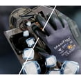 thumbnail image 5 of MaxiFlex Ultimate 34-874 - Small /Seamless Knit Nylon/Lycra Glove with Nitrile Coated micro-Foam Grip on Palm and Fingers, Gray/Black (Pack of 12), 5 of 9