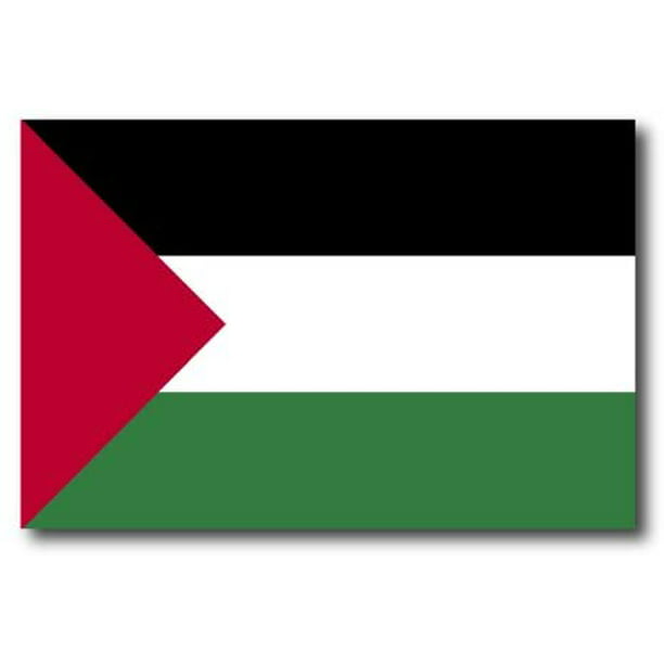 toewijding Sleutel vrek Palestine Palestinian Flag Car Decal - 3" x 5" - Walmart.com