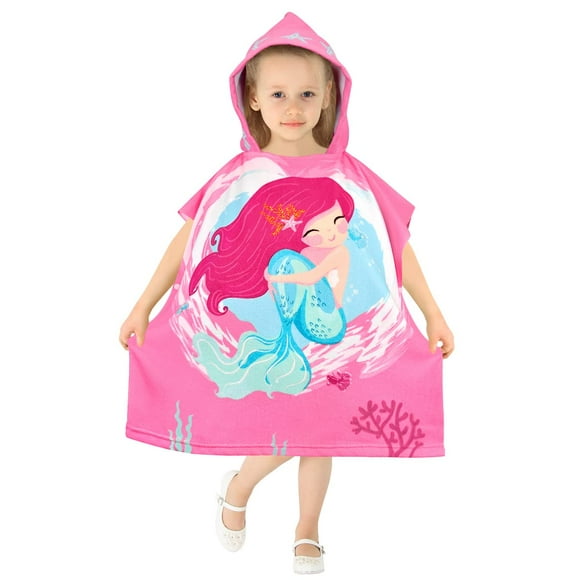 Toalla de Playa con Capucha HUANLANG para Niños y Niñas de 0 a 7 Años