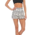 thumbnail image 4 of SAYOO Pantalones cortos holgados informales de verano para mujer, pantalones cortos elásticos de cintura alta con estampado abstracto, ropa de playa SAYOO  Moda，ocio, 4 of 9
