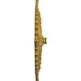 thumbnail image 4 of 29 1/8"OD x 1 1/4"ID x 4"P Haylynn Ceiling Medallion Iridescent Gold Finished, 4 of 7