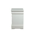 thumbnail image 4 of Miekor Furniture Louis Philippe White Finish Nightstand 72079, 4 of 7