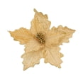 thumbnail image 1 of Guirnalda de Flores Artificiales con Purpurina, Decoraciones de Flores, Centro de Mesa, Decoraciones para árboles de Navidad, Adorno para año Nuevo oro, 1 of 8