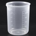 thumbnail image 4 of Vaso medidor de plástico blanco transparente de 250 ml para harina líquida Afortunado Sencillez, 4 of 5