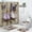 Blush Lavender, variant on 4Pcs Spring Themed Shower Curtain Set with Rugs Vintage Butterflies Bathroom Sets Floral Shower Curtain with 12 Hooks Bathroom Decor with Rugs Bath Accessories with Mats Toilet Lid Cover
