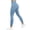 Light Blue, variant on Qiopertar Women's High-Waisted Yoga Pants with Pockets Long Solid-Color Fitness Stretch Butt Lifting Leggings Casual Comfy Lounge Activewear, Light Blue XL