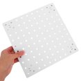 thumbnail image 3 of HONMEET 4Pcs ABS Plastic Pegboard Organizer for Home Use with No Drilling Installation, 3 of 7