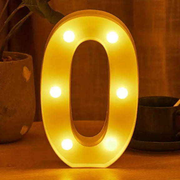 Light Up Your Special Occasions with Decorative LED Number Letters - 26 Alphabet & 10 Numbers!