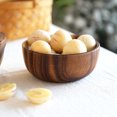 thumbnail image 4 of Simple Wooden Salad Bowl 16x7cm for Fruits or Salads, 4 of 6