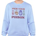 thumbnail image 2 of Pick Your Poison Sweatshirt Unisex X-Large Light Blue, 2 of 5