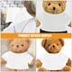 thumbnail image 3 of 4 piezas de ropa de oso, camiseta básica de oso, camiseta clásica de animal de peluche, camiseta de oso de peluche, ropa de muñeca de oso de color sólido para reemplazo, 3 of 8