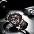thumbnail image 6 of VAVA VOOM Top Brand Luxury New Men Sports Watches Fashion Leather Silver Black TOP Calendar Waterproof Quartz Mens Watch Relet Hombrer, 6 of 9